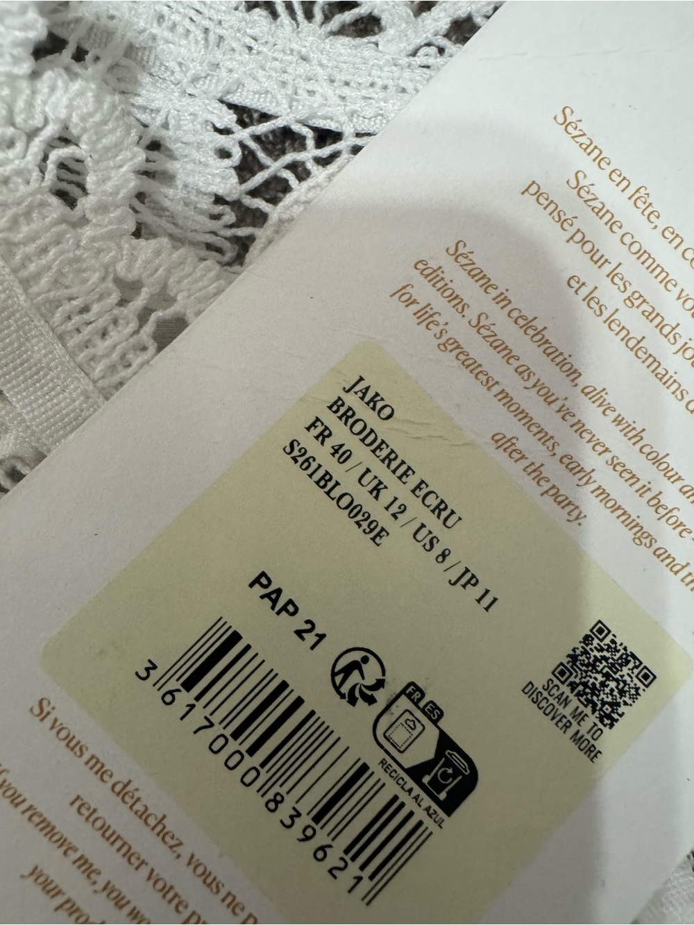 Sezane JAKO BLOUSE - Picture 3 of 4